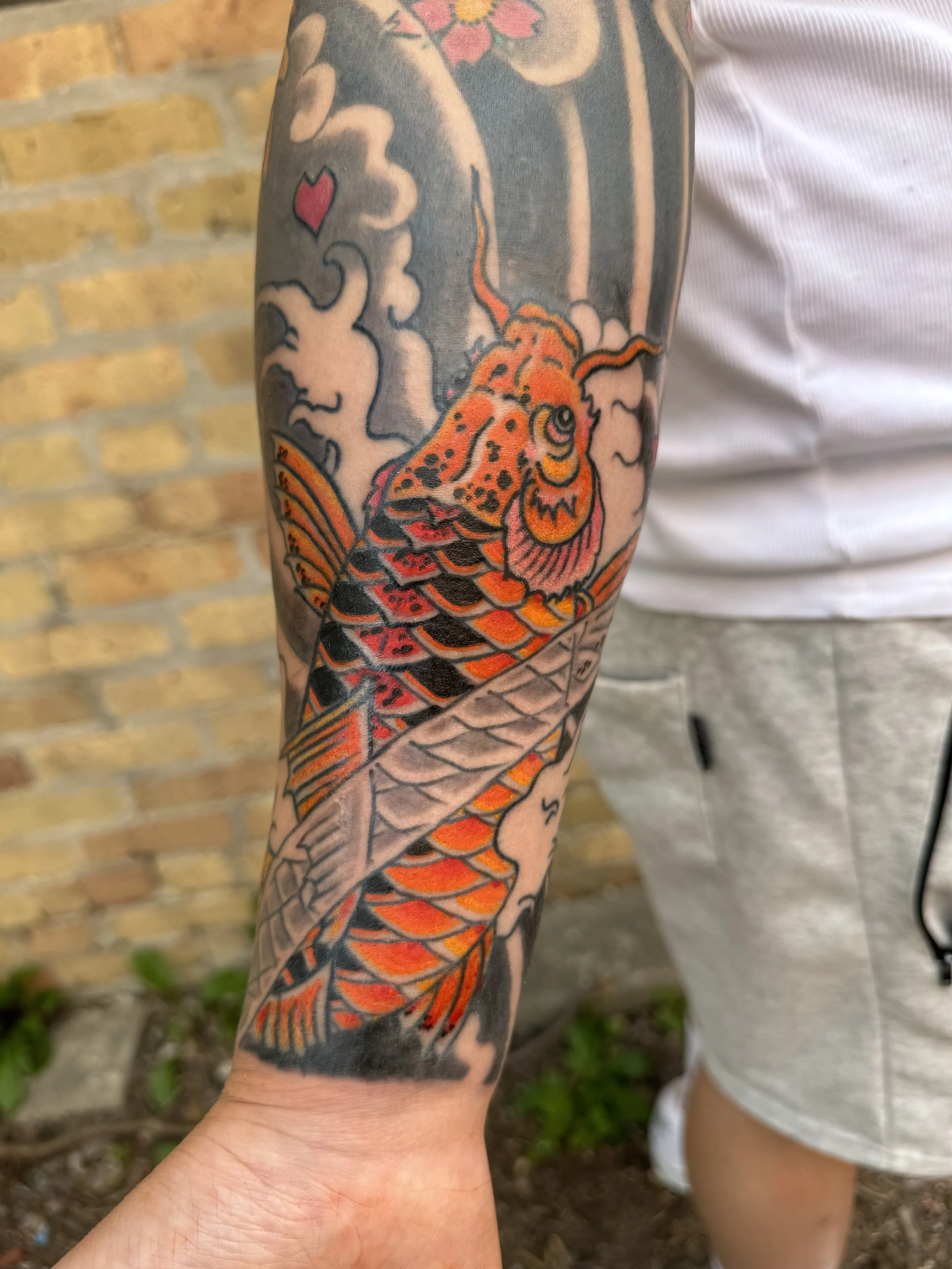 Japanese Traditional Koi Fish Sleeve | Tyler Kraiss