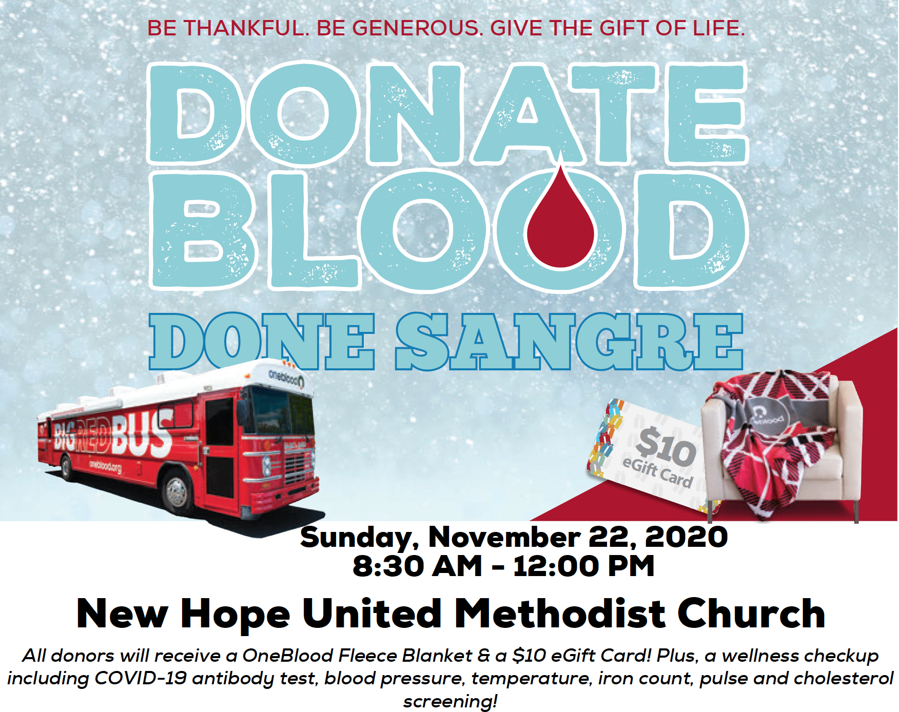 Donate Blood with OneBlood
