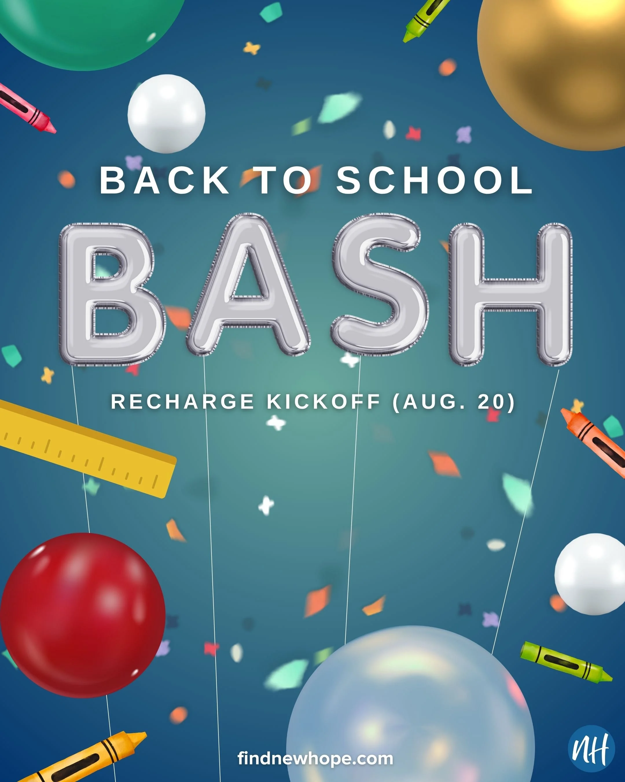 Recharge Is Back: Join Us for the Back to School Bash on August 20!