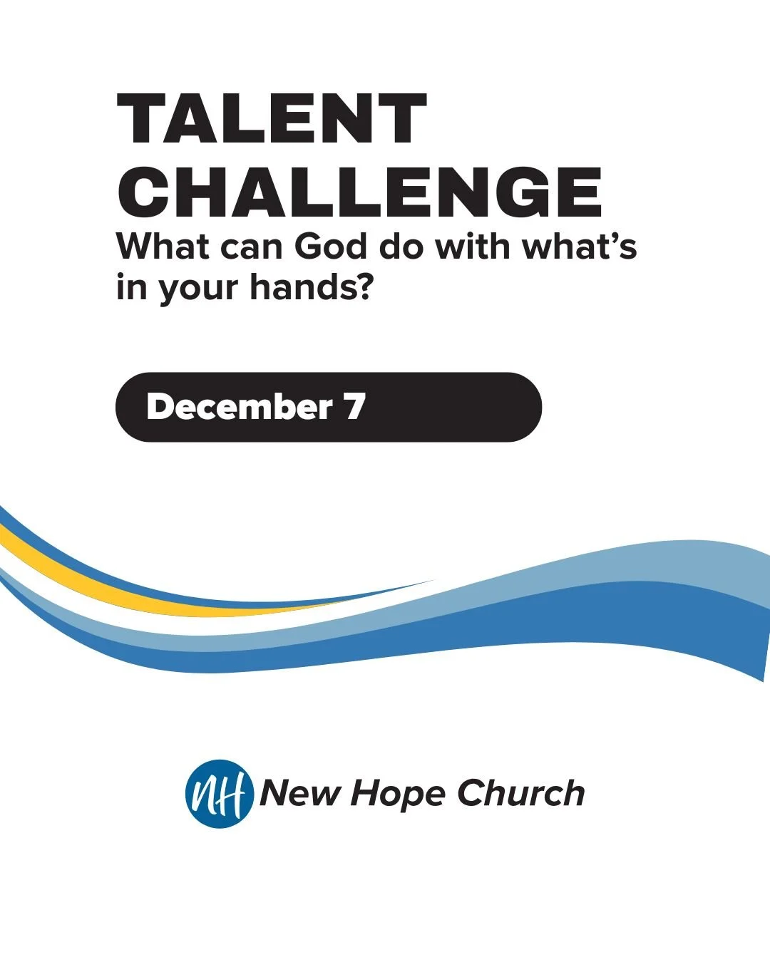 Support the New Hope Talent Challenge Bazaar