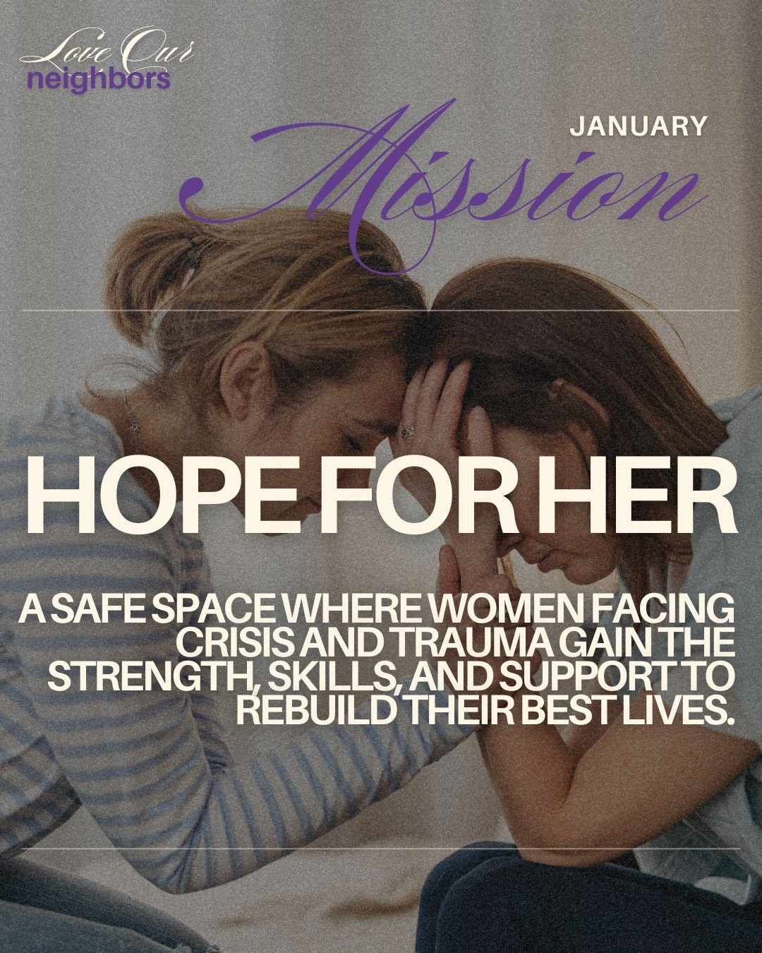 Hope Restored – January Mission Emphasis