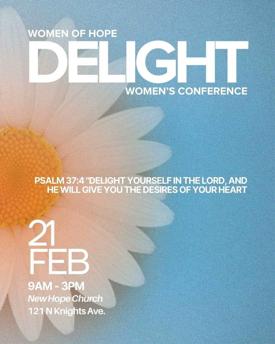Women of Hope Conference 2026: Delight