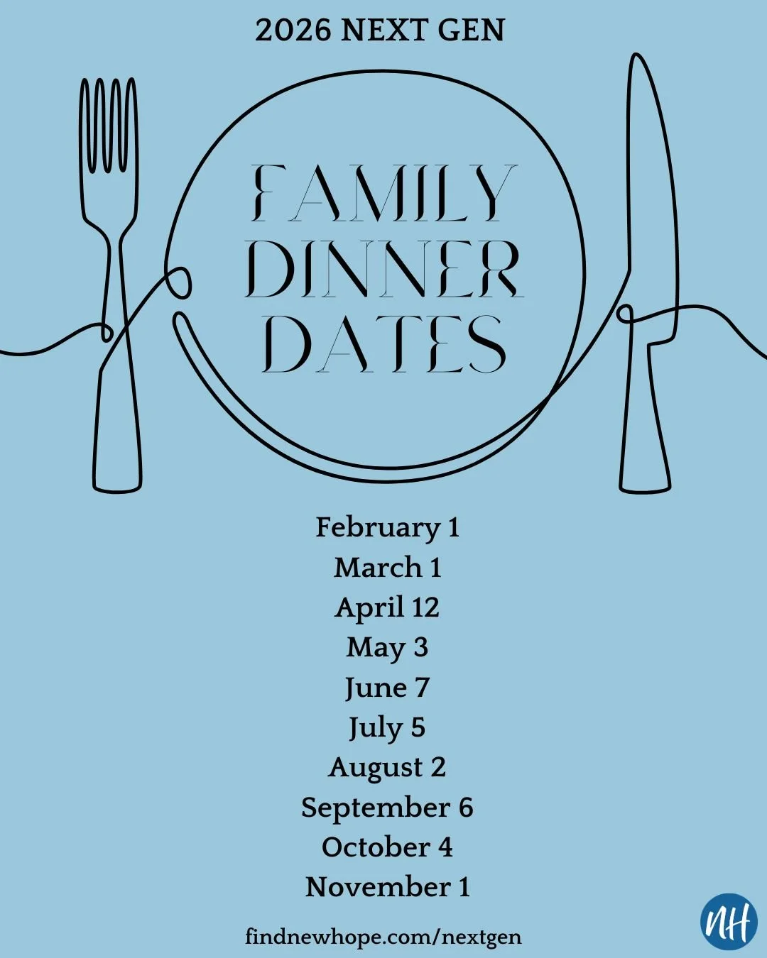 Next Gen Family Dinner for 2026