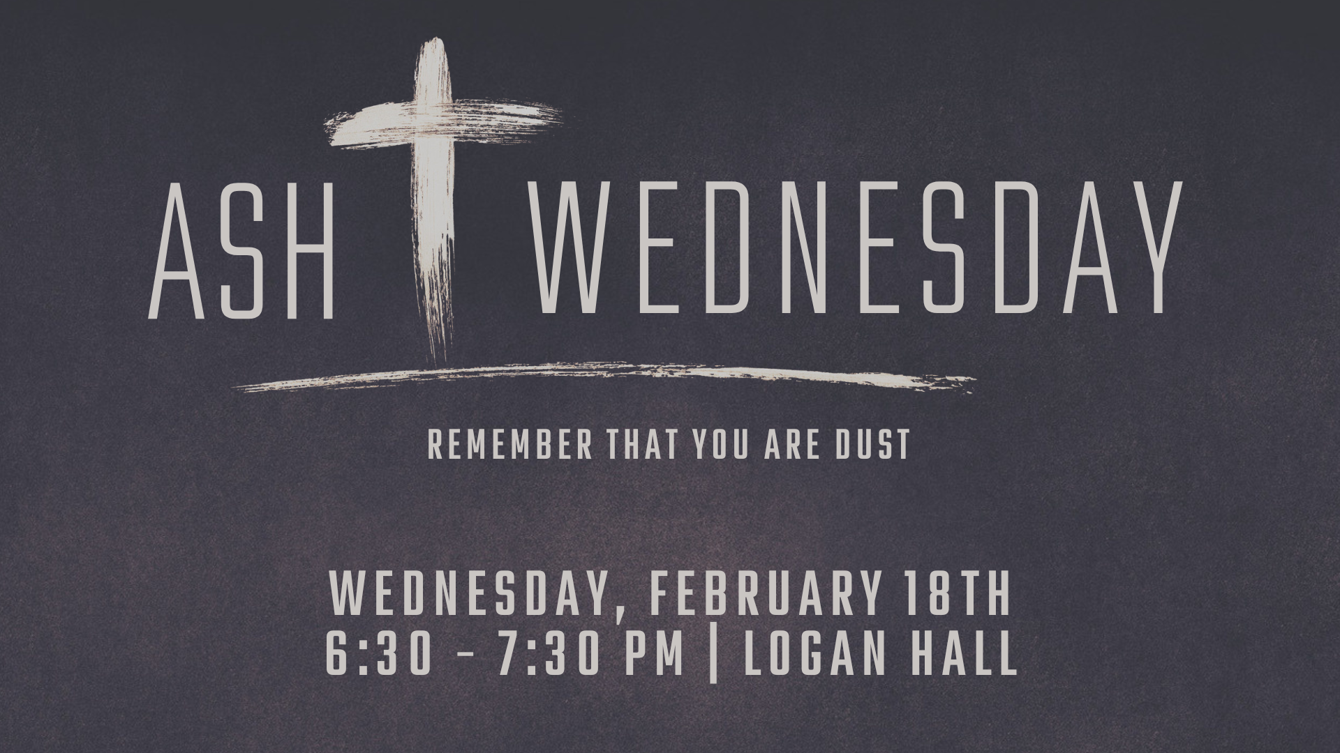 February 18, 2026 Ash Wednesday