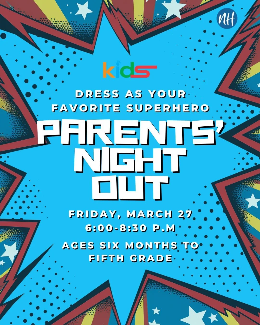Register For Parents Night Out – Superhero Themed Fun