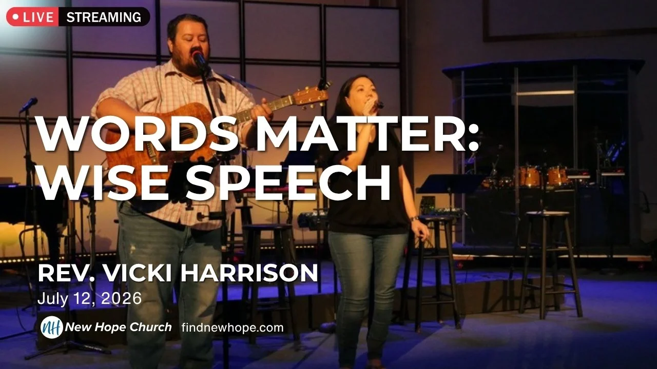 "Words Matter: Wise Speech” | Rev. Vicki Harrison