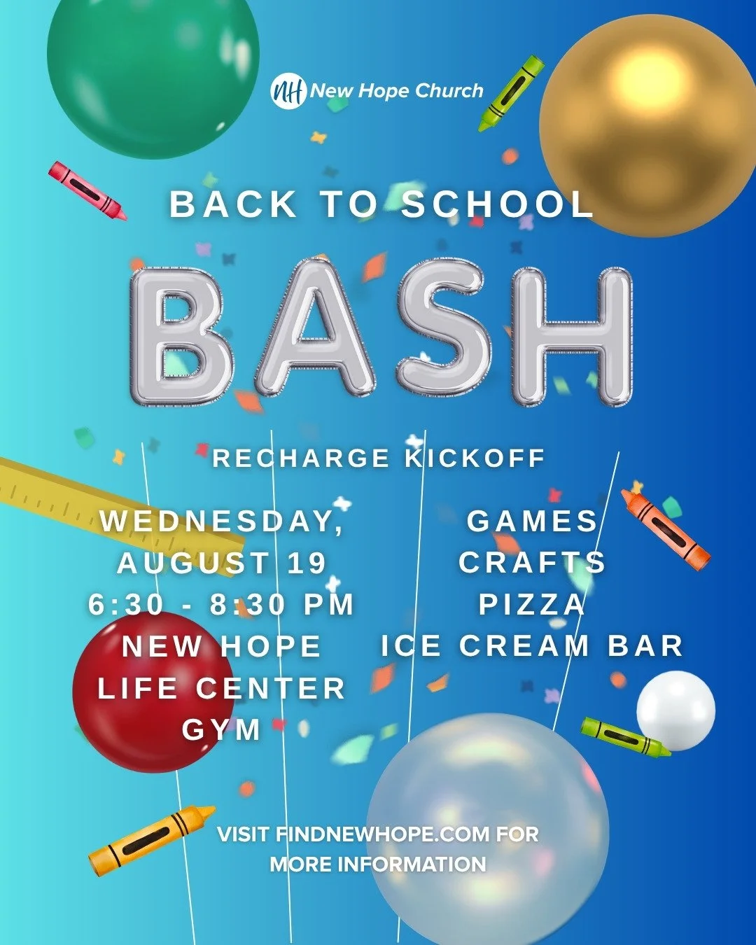 A New School Year Is Here — Come Celebrate at the Back to School Bash