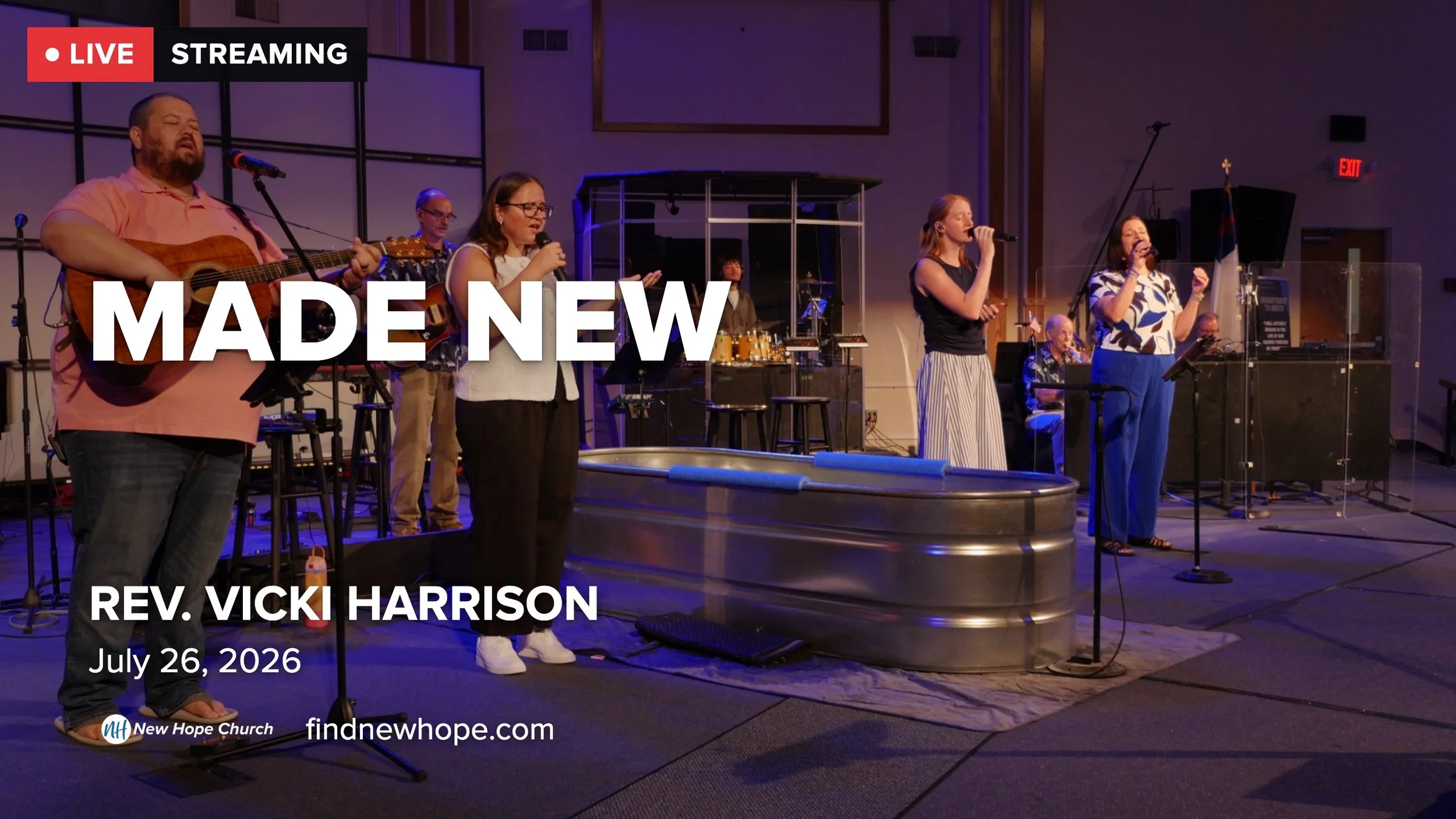 "Made New” Baptism Sunday | Rev. Vicki Harrison
