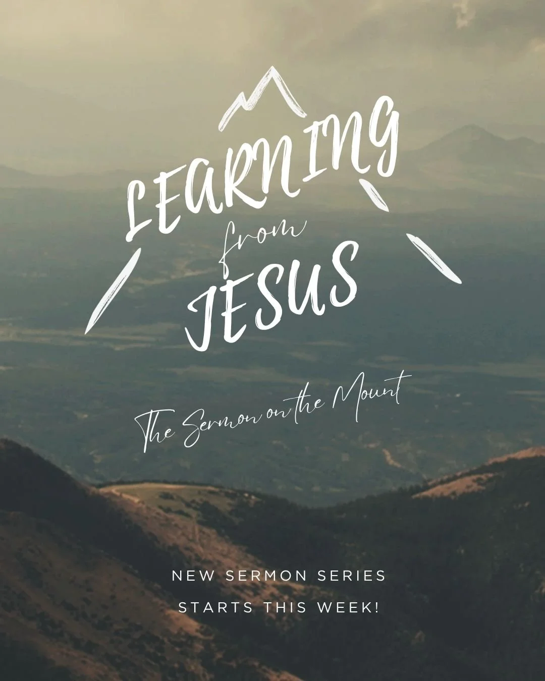 Learning from Jesus: The Sermon on the Mount
