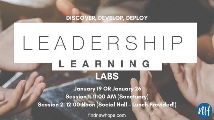 Leadership Lab Church Course Leadership Learning Labs β New Hope Church