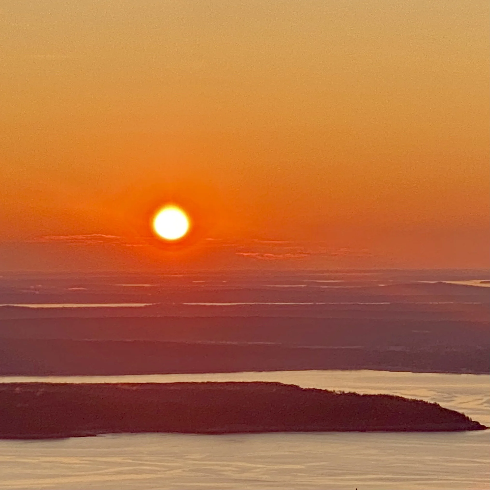 Sunrise at Cadillac Mountain