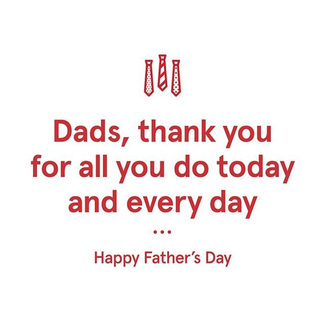 To the men who made us who we are, Happy Father&rsquo;s Day.