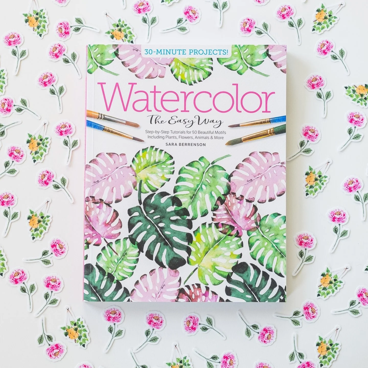 Feel like trying something new for National Craft Month? Check out Watercolor the Easy Way by Sara Berrenson of @saraberrenson &mdash;the first in our Watercolor the Easy Way collection! This book uncovers the beauty and natural flow of watercolor pa