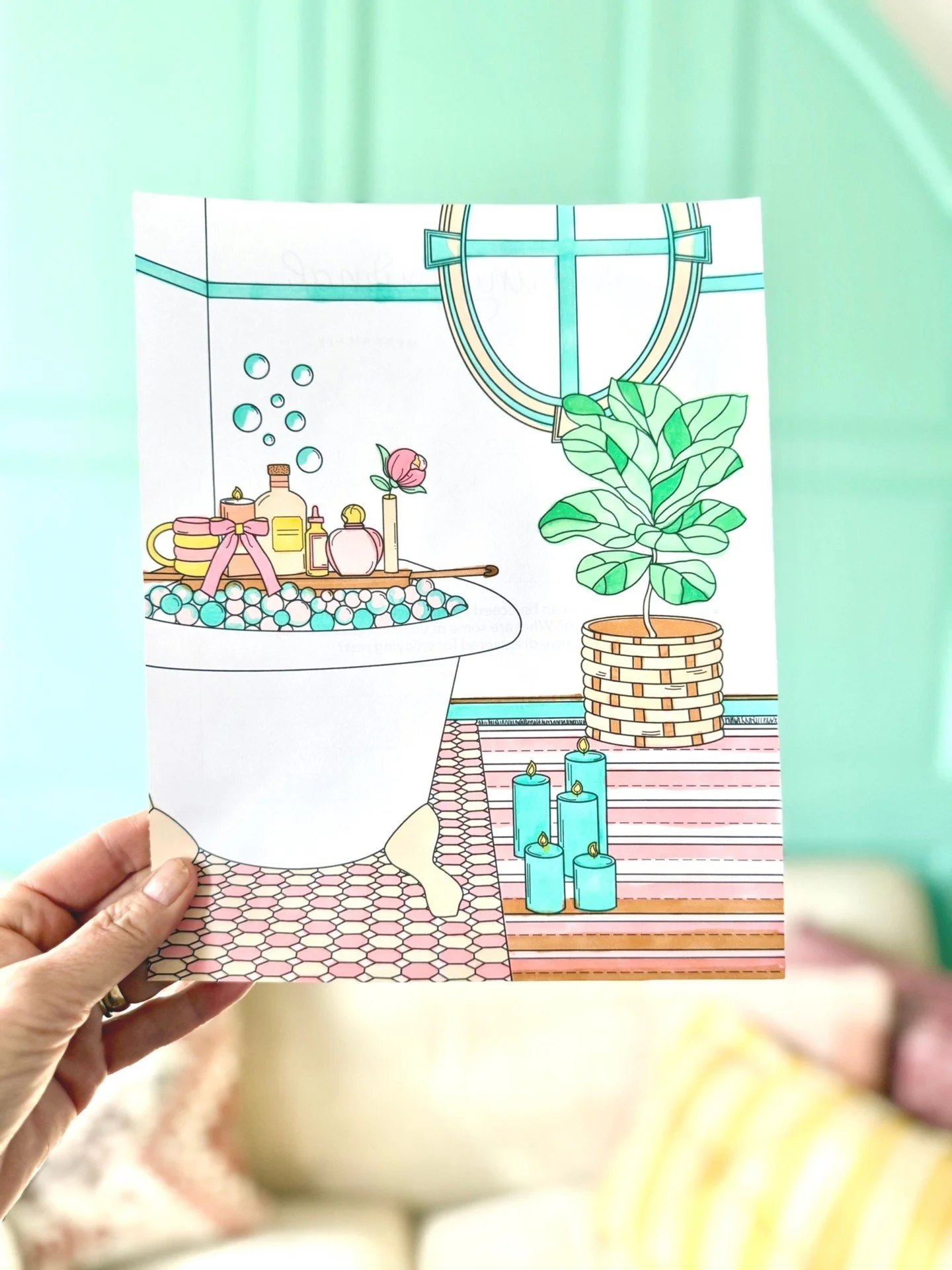 Recently Released 🪴! Awesomely Authentic Self-Care Coloring Book by Deanna Talwalkar of @mirabellecreations was just published last month! This unique coloring book will take you on an uplifting self-care journey, one thoughtful coloring page at a t