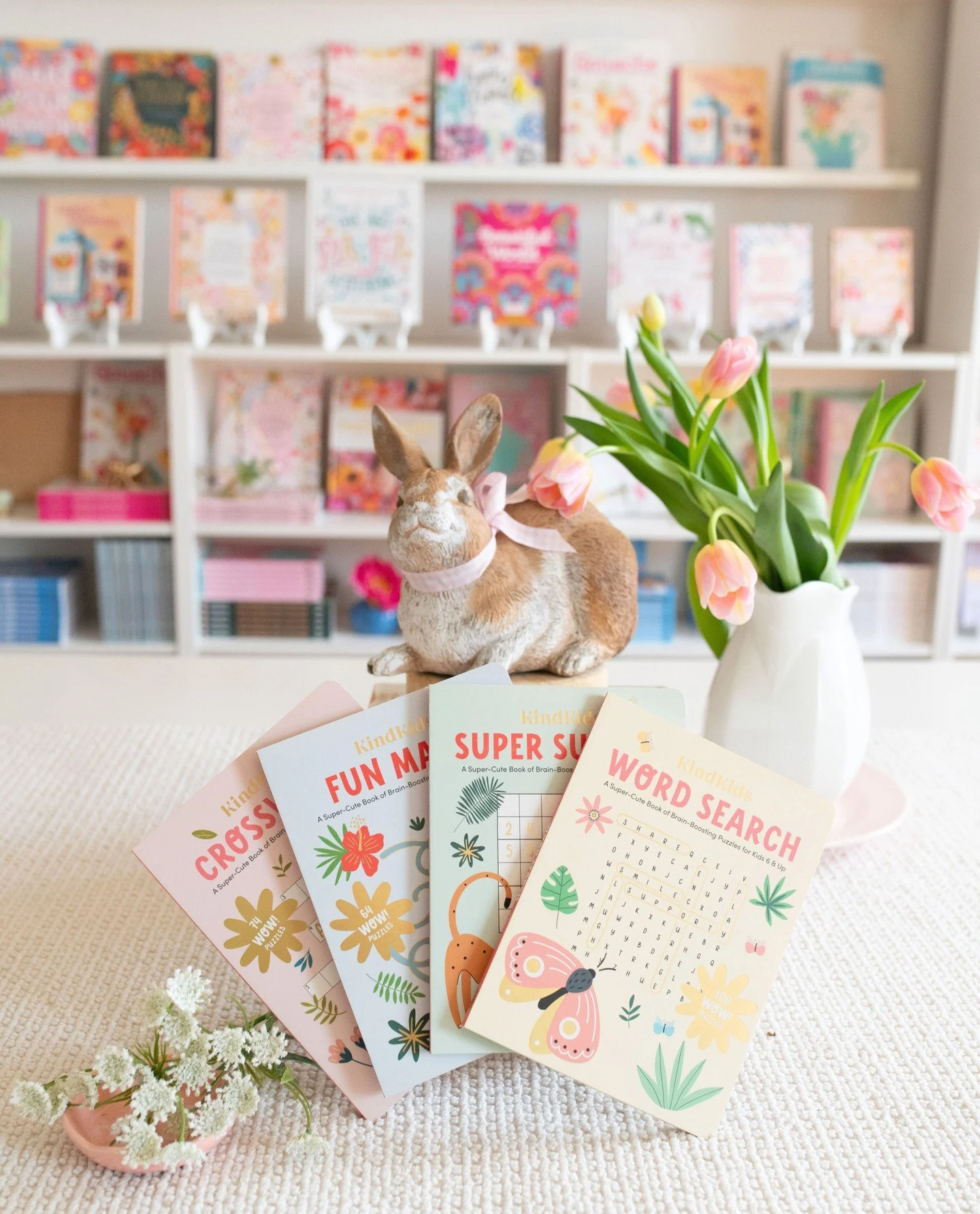 Happy Easter! We are wishing everyone a springtime filled with all of the joy, renewal, and inspiration that the season brings. 🐣🌸🤍 

If you're looking for some sweet seasonal activity books for kids, be sure to check out our KindKids series! Avai