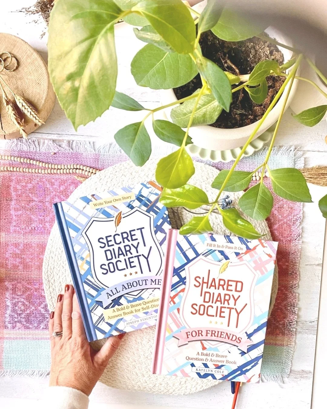Check out these adorable guided journals for kids! SECRET DIARY SOCIETY by Joseph Staunton is a private guided journal for kids to find a healthy way to express themselves and process their emotions, while Shared SHARED DIARY SOCIETY FOR FRIENDS by K