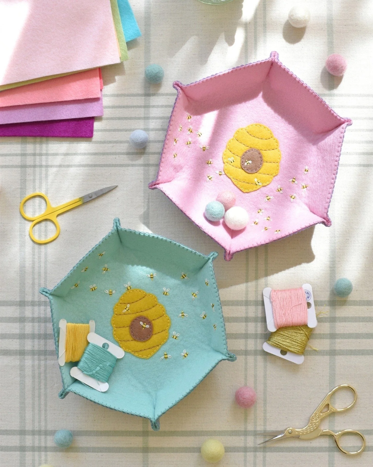 Sneak Peek! HEARTFELT CRAFTS TO MAKE &amp; GIVE by Laura Nightingale of @yellow_birdhouse is launching next week, but we couldn't wait to share this charming project from the book! These sweet little trinket dishes are perfect for springtime, and you