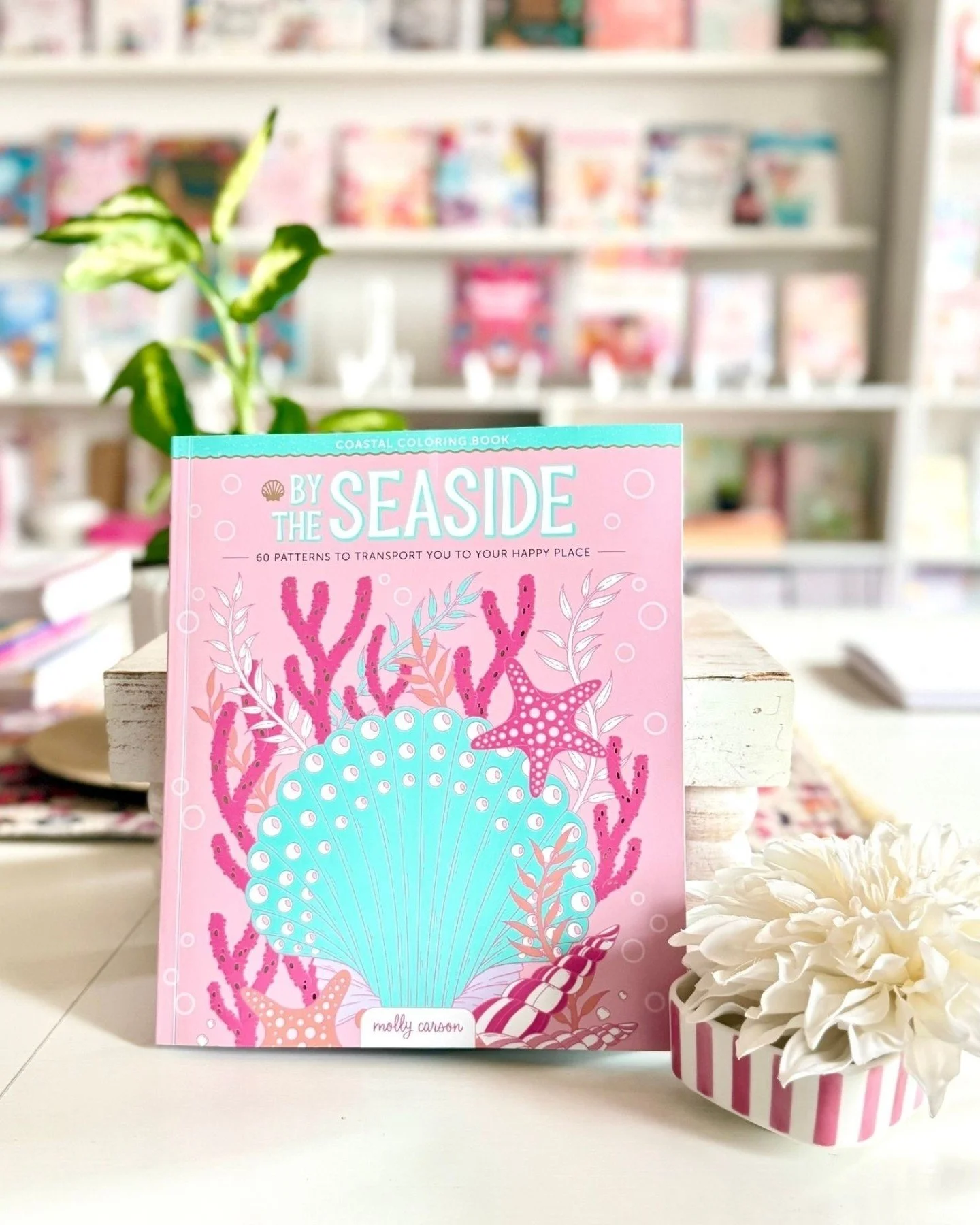 As the weather warms up, we're getting excited to hit the beach! But while we wait, we're coloring in By the Seaside Coastal Coloring Book by Molly Carson of @mollycarson_art to tide us over! 🌊

Available anywhere books are sold or at the link in ou