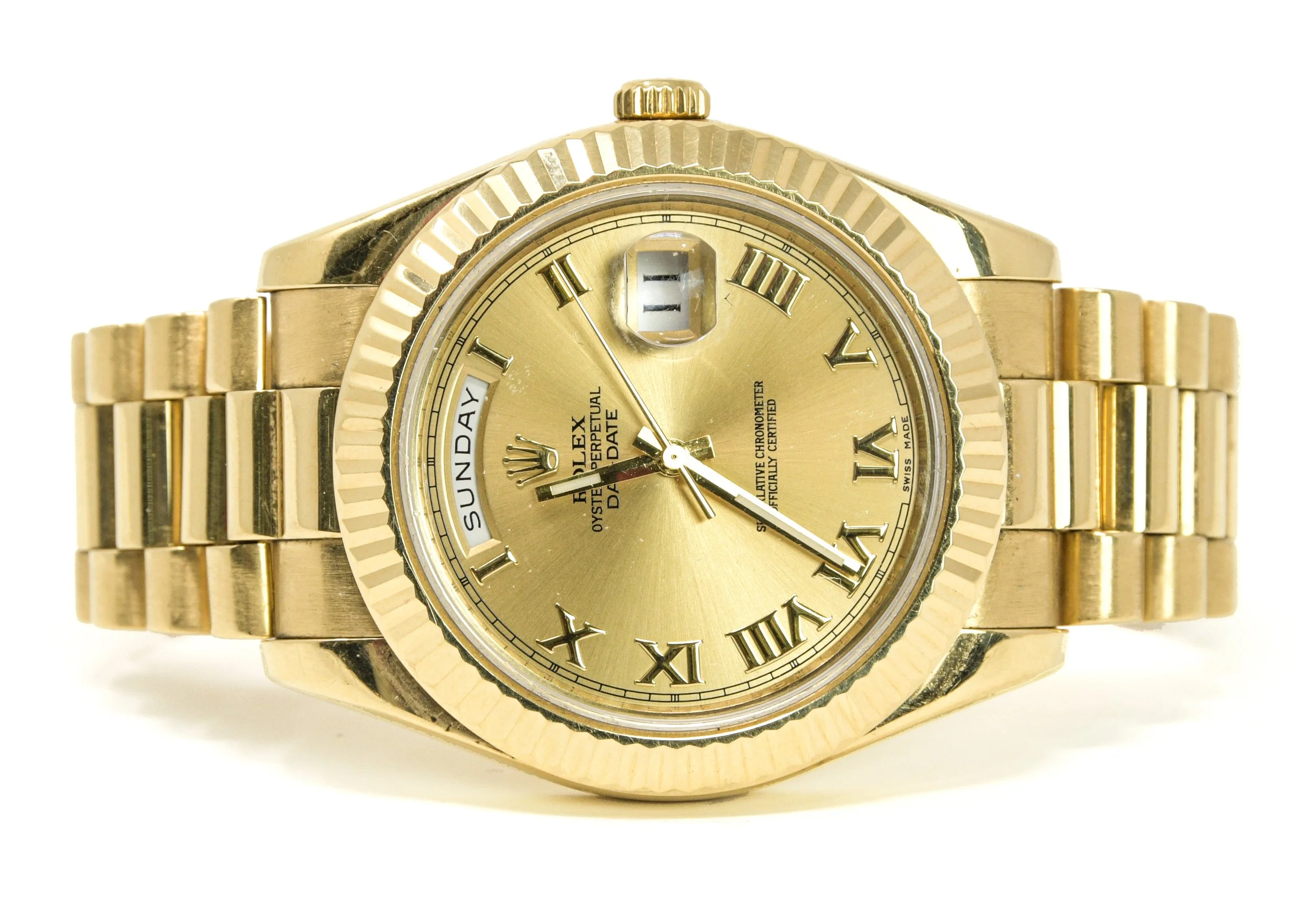 Bust Down Rolex Watches for Sale Gold & Diamond