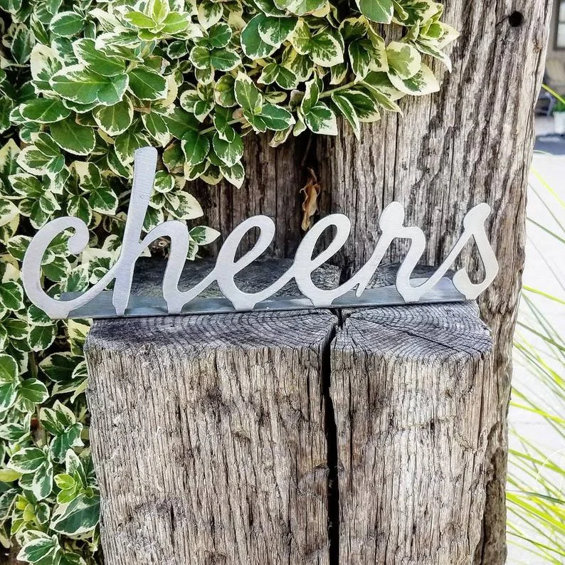 Cheers Desktop Sign