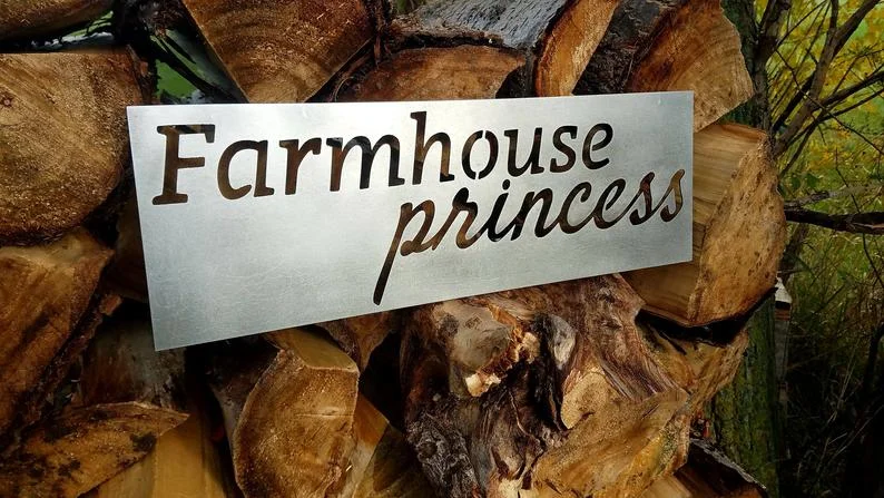 Farmhouse Princess Wall Sign