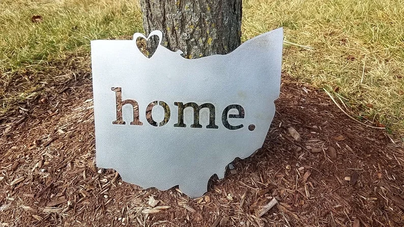 Ohio State Home Wall Sign