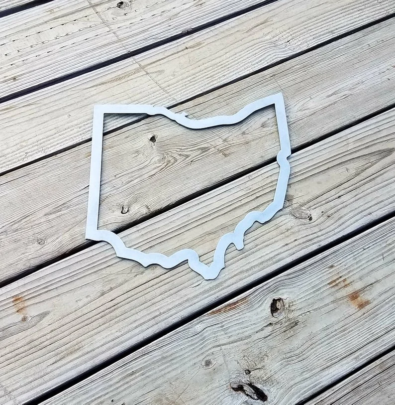 Ohio Outline Wall Sign