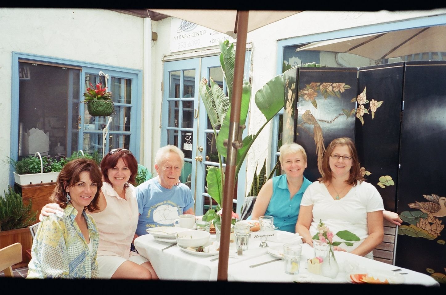 Arthur and some CA ladies with Deb at lunch.jpg