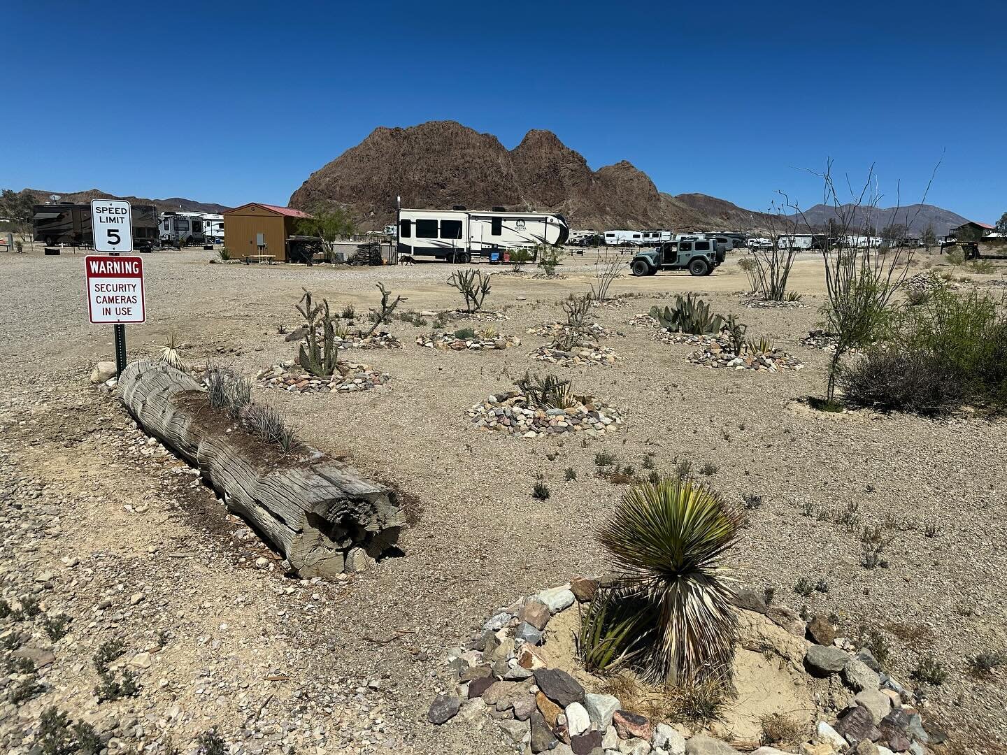 Our camp host camper is the Sequoia 5th wheel next to the brown shed (At the second entrance). We&rsquo;re often driving or walking around talking to folks, or chipping away at something - it&rsquo;s much easier to call us if you need us. You&rsquo;l