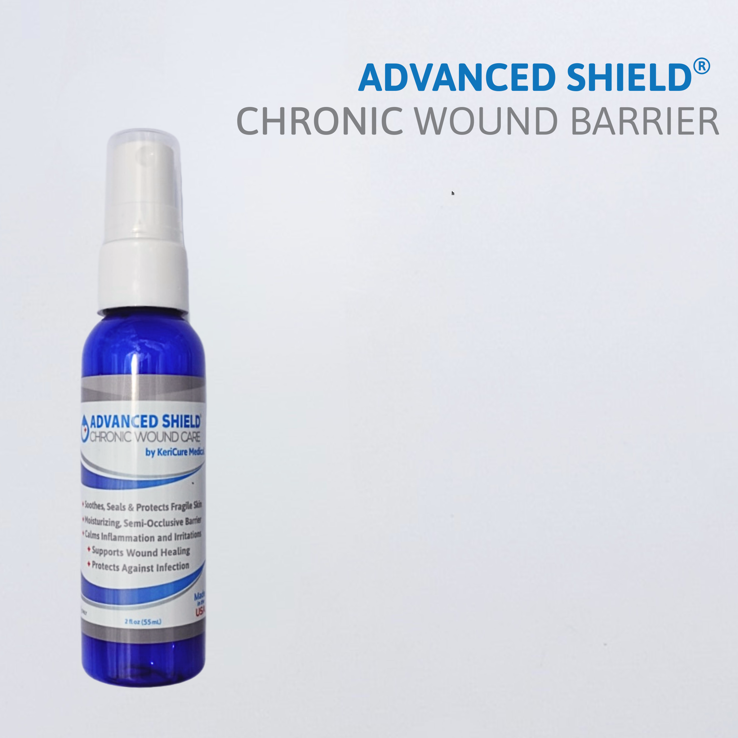 Advanced Shield® Chronic Wound Dressing, 2oz Spray — KeriCure Medical