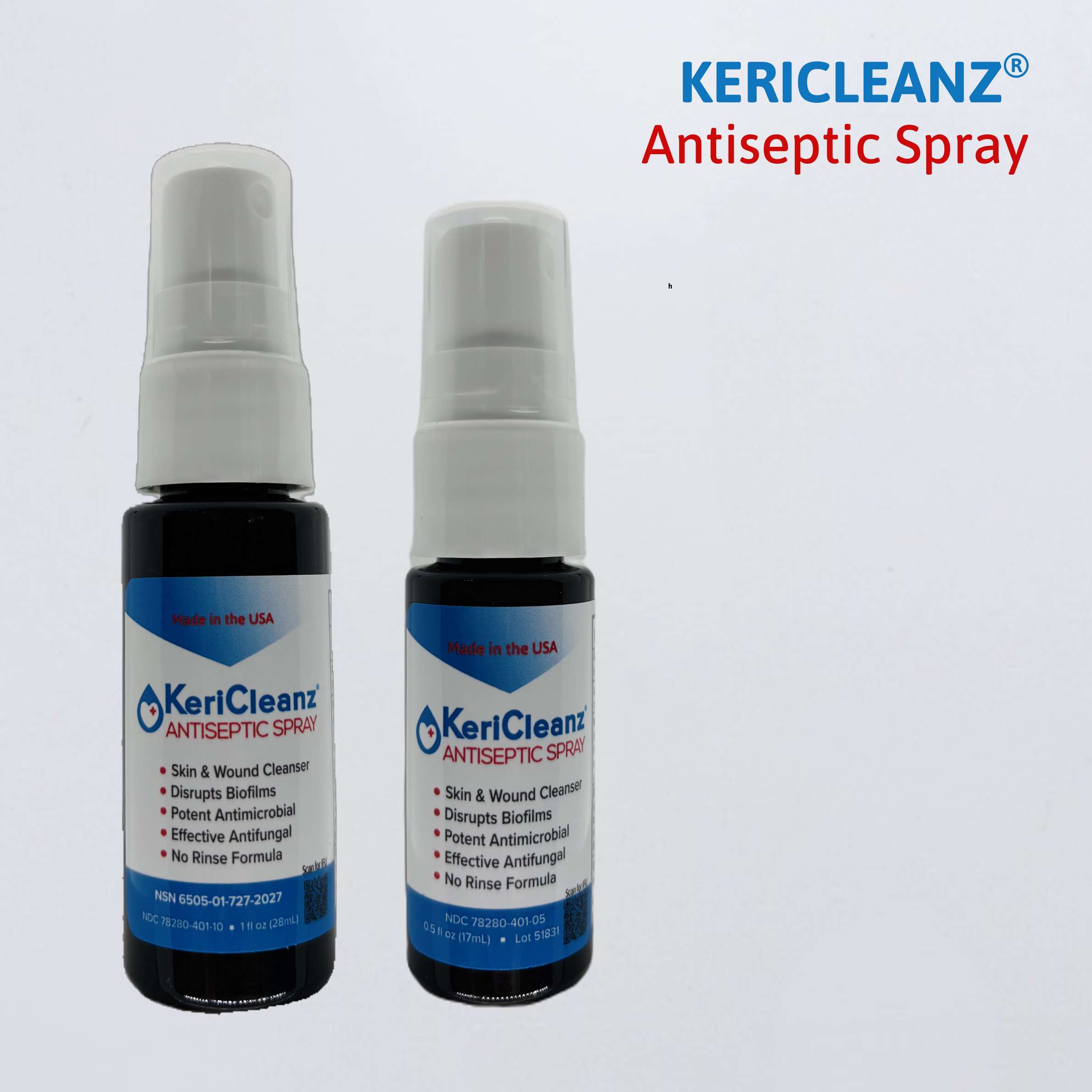 KeriCleanz® Antiseptic Wound Cleaner