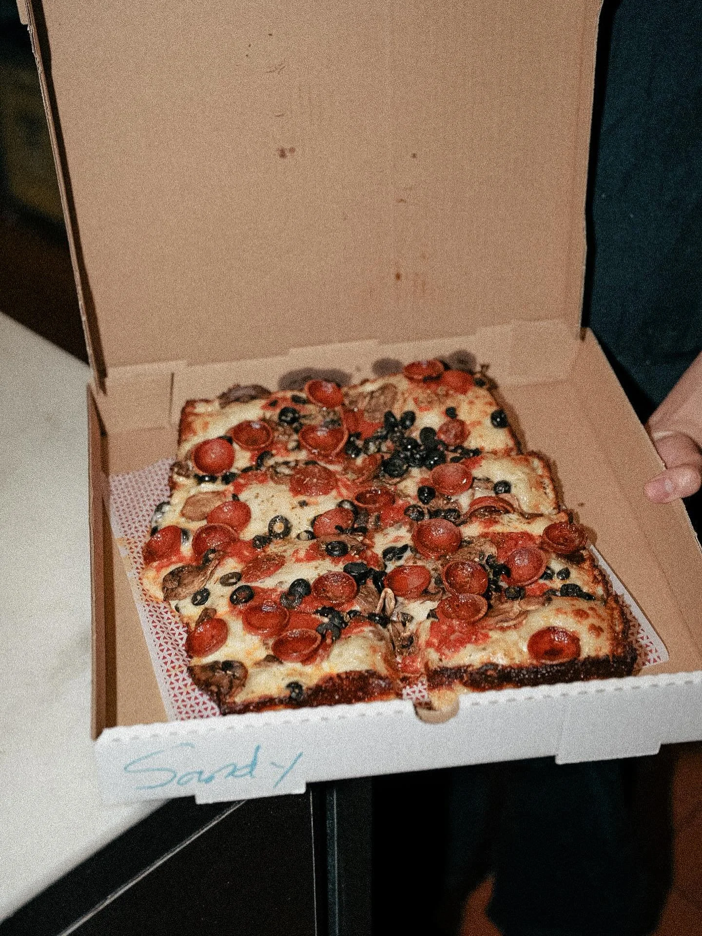 Oooooo 😘

Both locations are open with regular hours today. Come grab some lunch or dinner at Slice Project. 

📍 Slice Project (Downtown)
300 Main St. Watsonville, CA
831-319-4851

📍 Slice Project at The Hangar 
45 Aviation Way Unit 6 Watsonville,