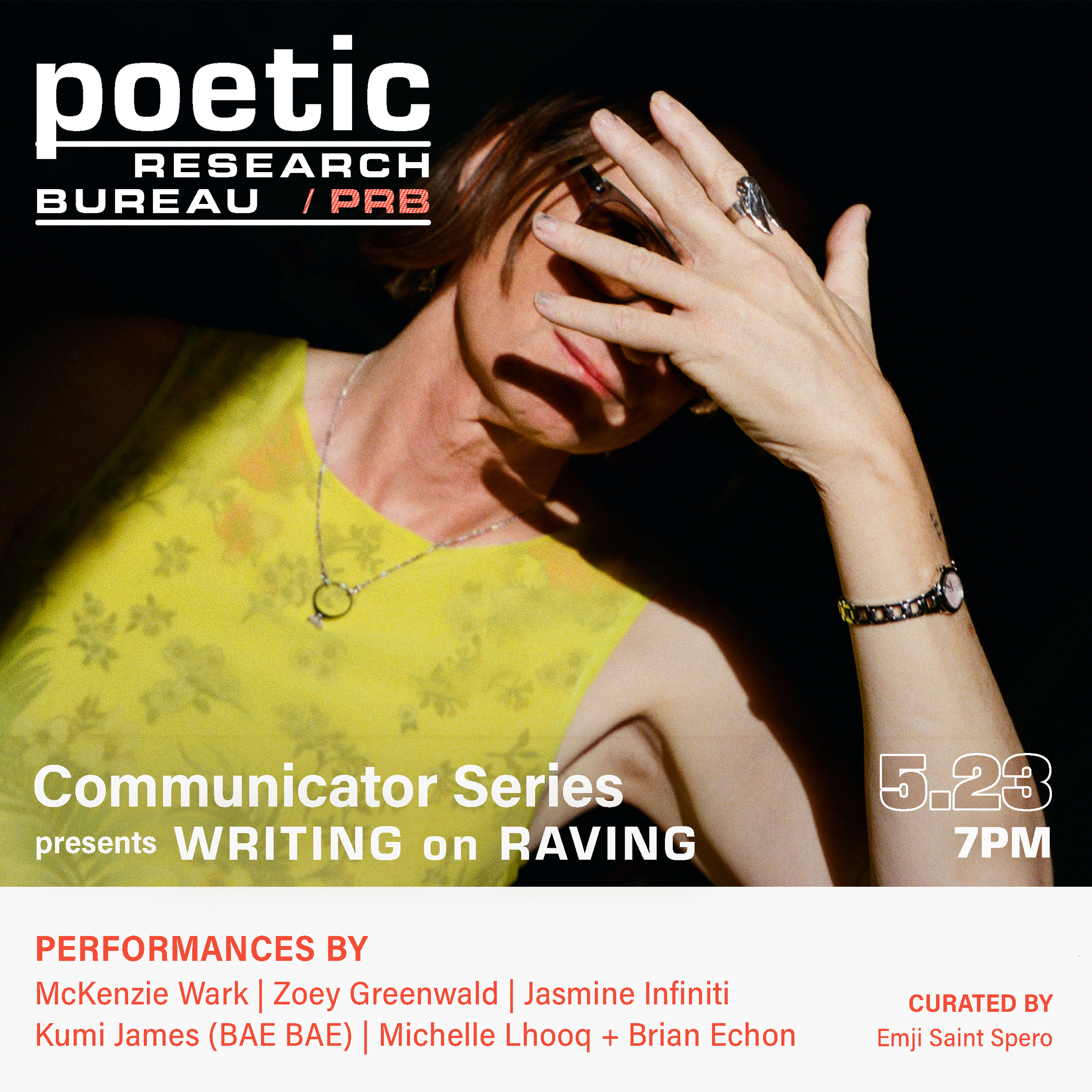 Communicator Series presents WRITING ON RAVING