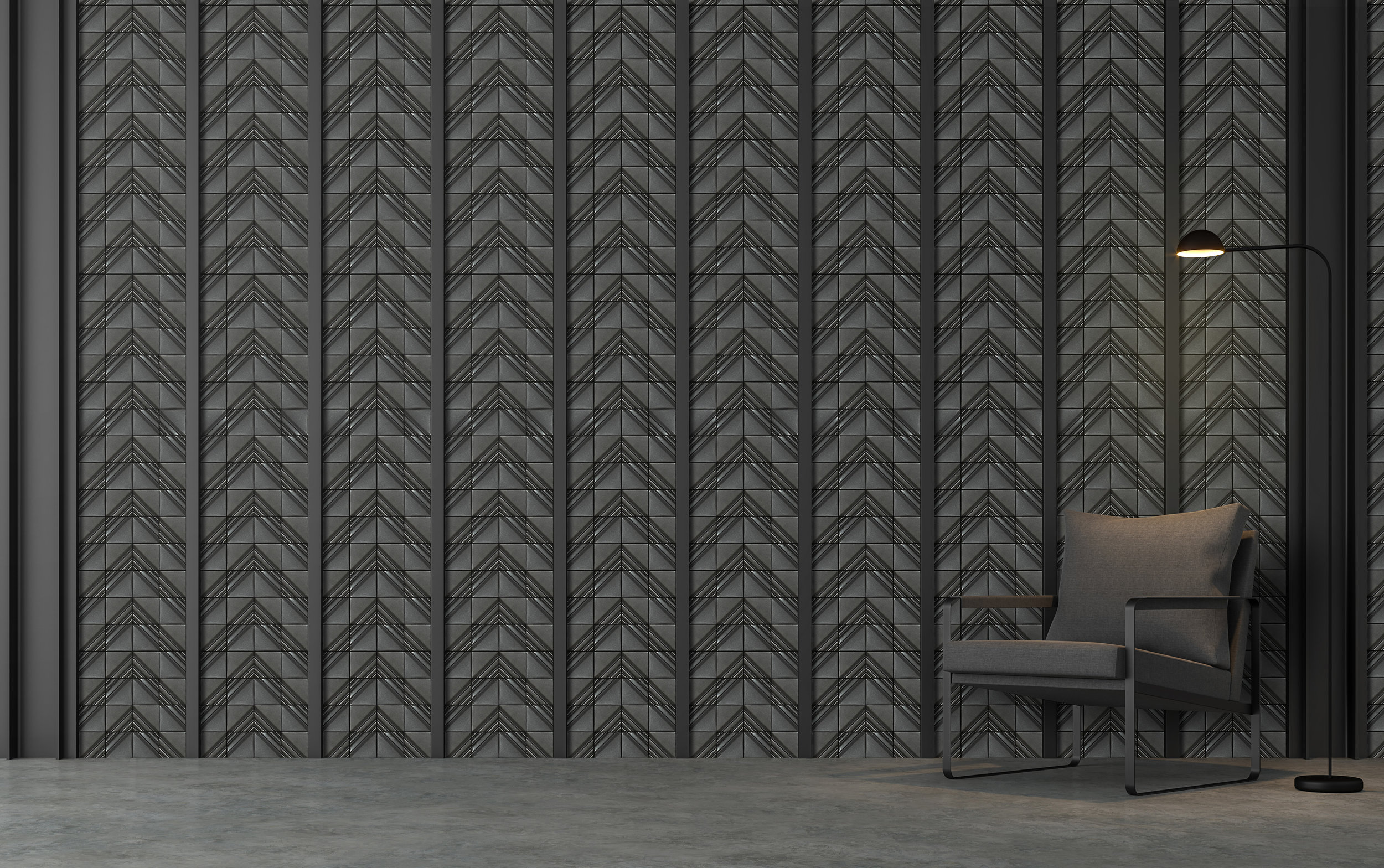  RF442-Shimmer Gray as the wall tiles 