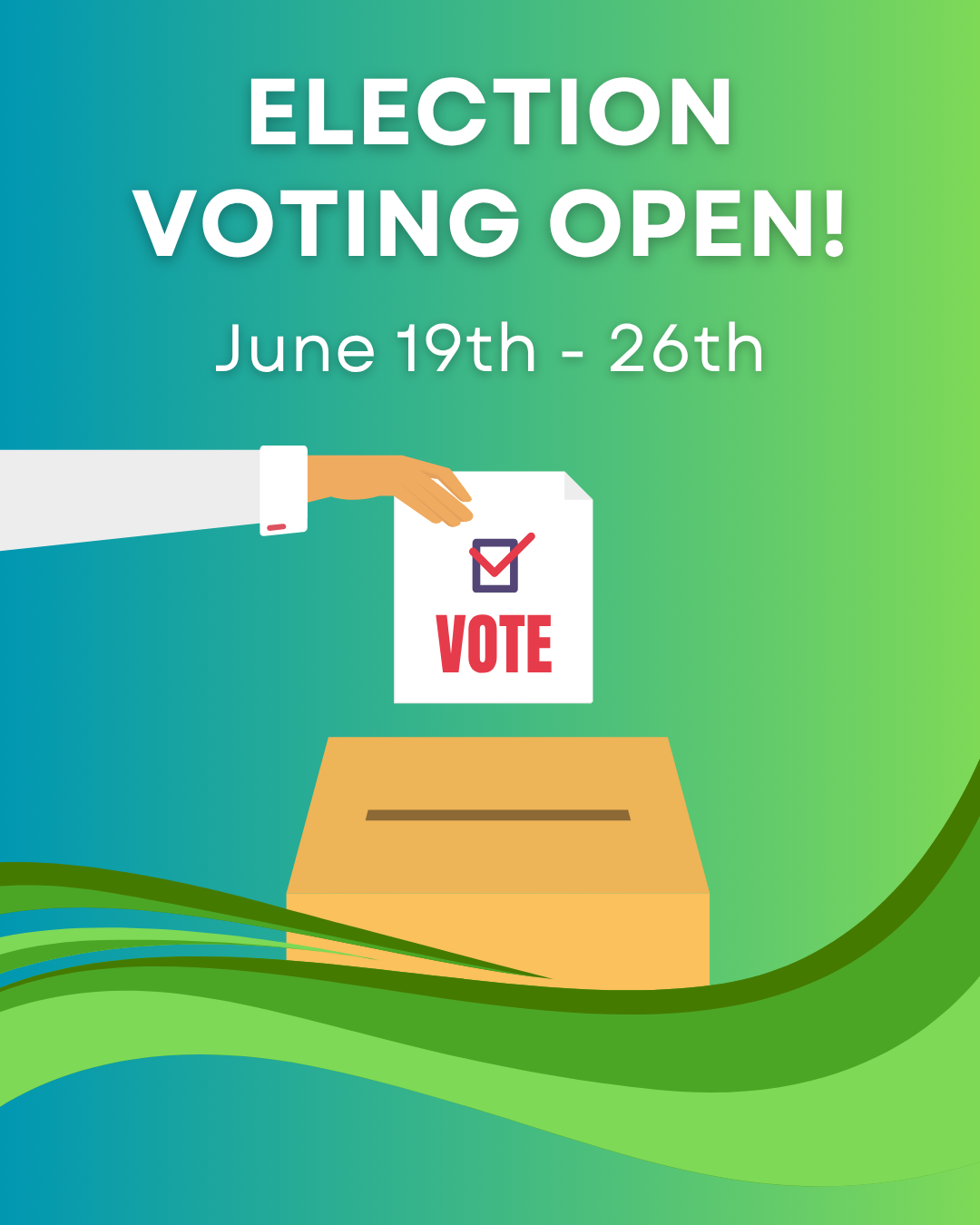 Election Voting is Open!