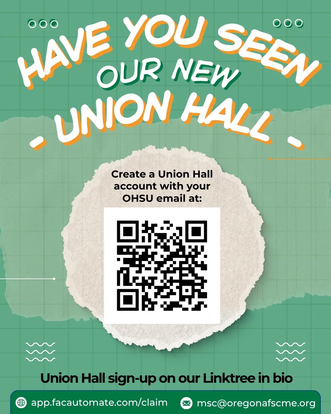 We've moved away from the Hub and onto a new software platform that we are calling Union Hall. The cut over date was 9/1.

Members can set up their own Union Hall account instead of waiting for an administrator to invite you.
You&rsquo;ll enter your 