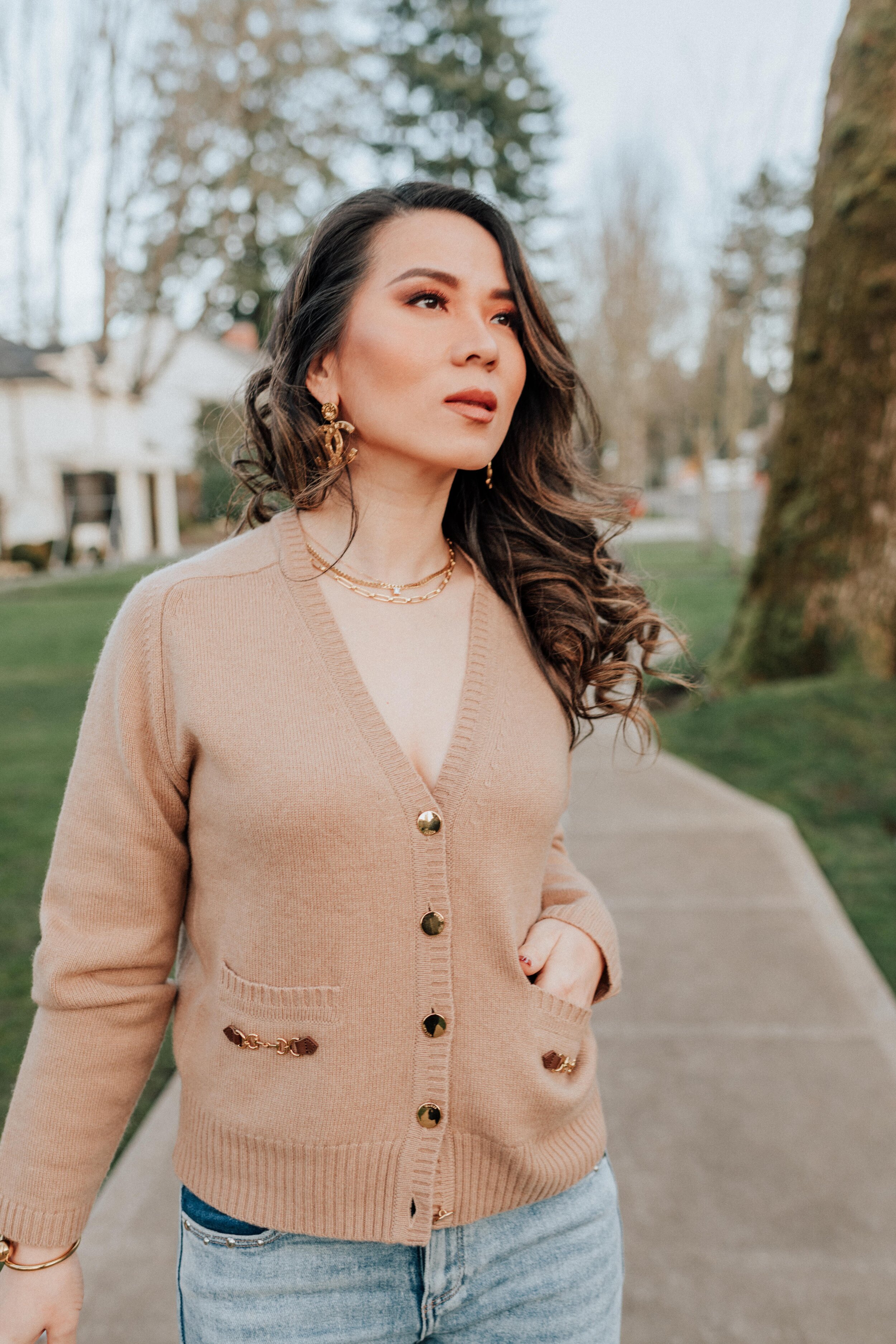Cashmere Cardigan  The Perfect-Wear For Spring — Style Right Fashion Blog
