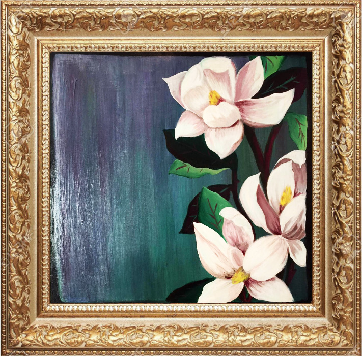 Magnolias painting