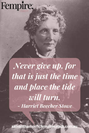 harriet beecher stowe cashflow business samantha morris fempire coach