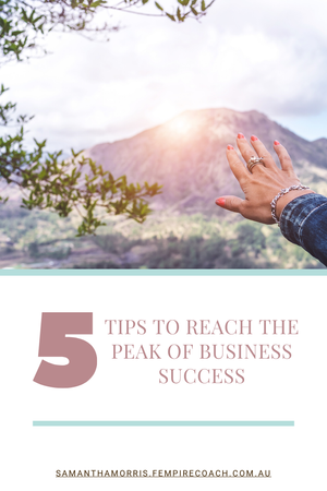 business success tips samantha morris fempire coach