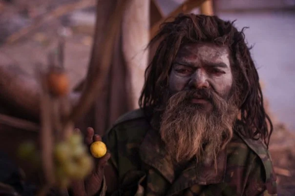 Army Baba: Perhaps one of the less traditionally dressed of the Sadhu's on show.