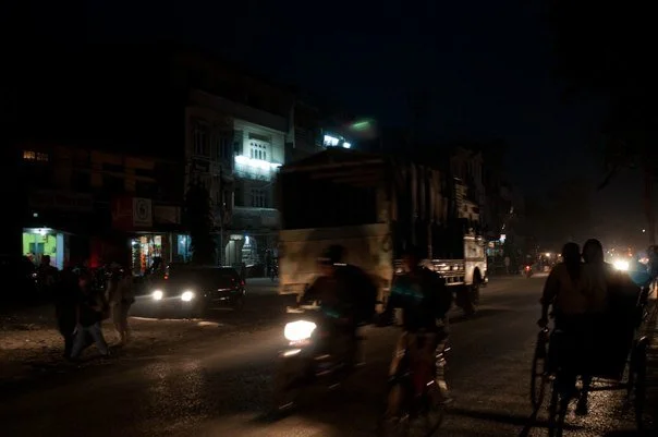 Butwal by night.