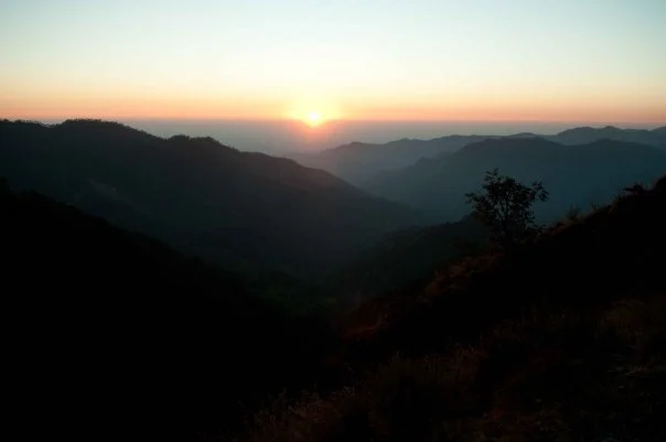 Sunset over far-west Nepal.