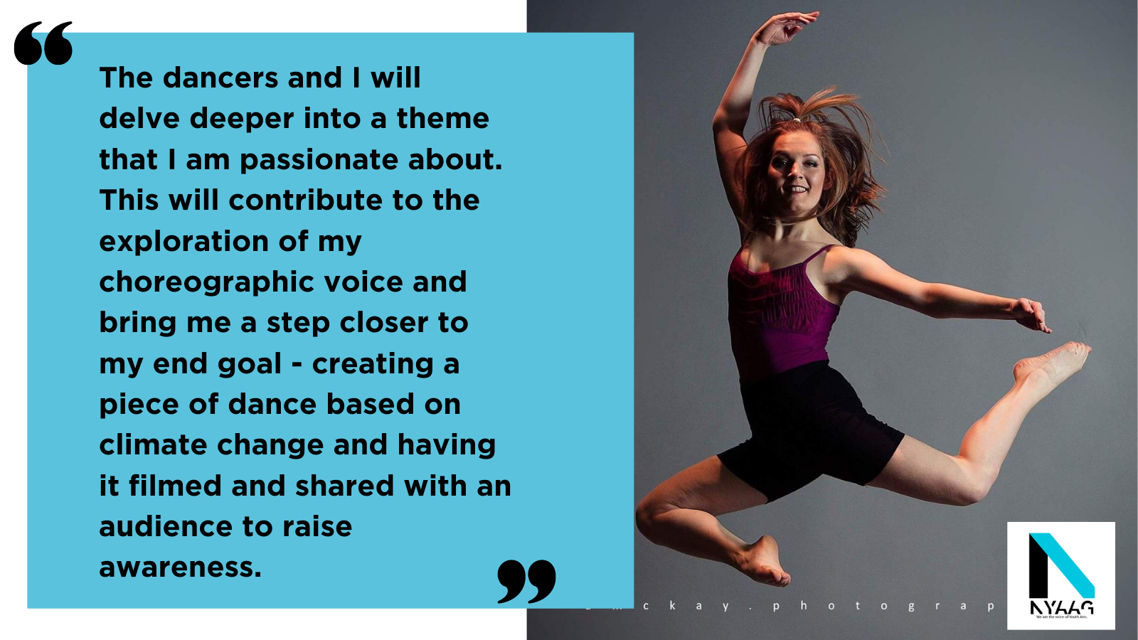 Aimee Friel is a dancer exploring ways of creating contemporary thematic dance with funding from the Nurturing Talent Fund