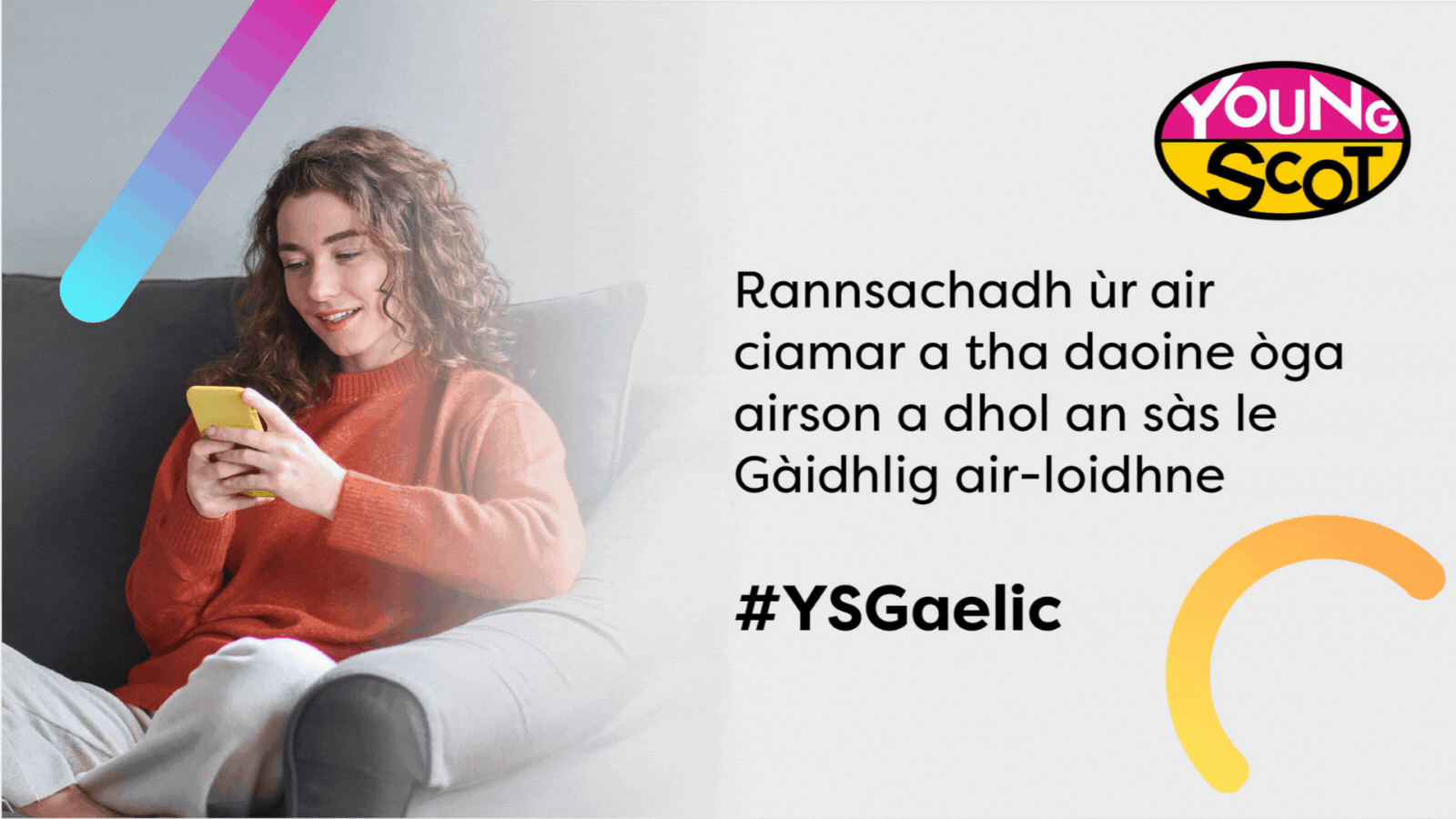 Rannsachadh ùr air ciamar a tha daoine òga airson a dhol an sàs le Gàidhlig air-loidhne/&nbsp;New research on how young people want to engage online with Scottish Gaelic 