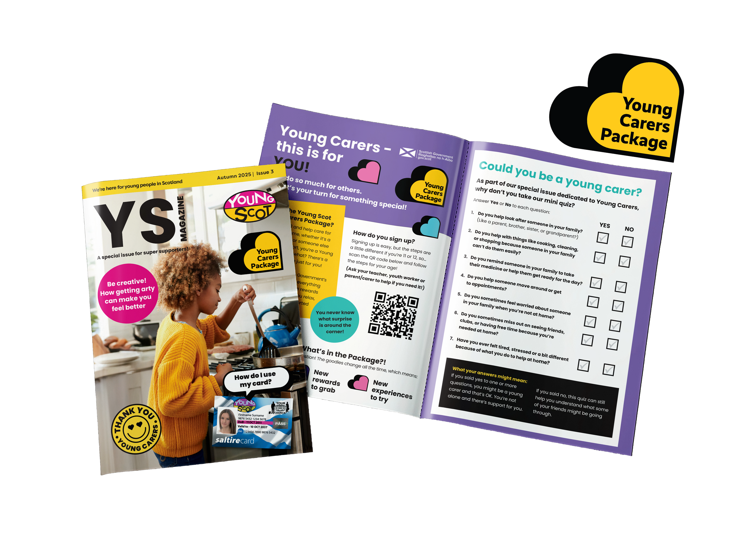 Young Carers take centre stage in latest Young Scot magazine