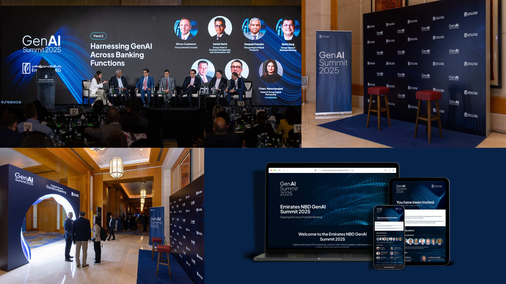 Emirates NBD - Event Branding Collateral