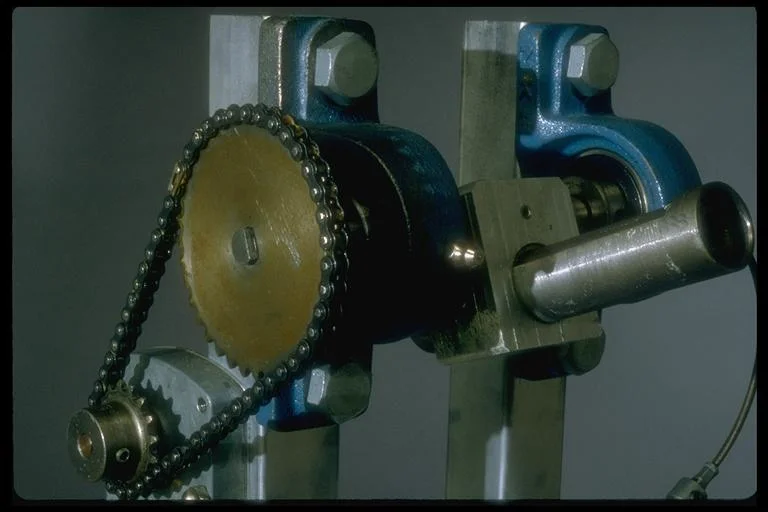 A detail of my early hand machining