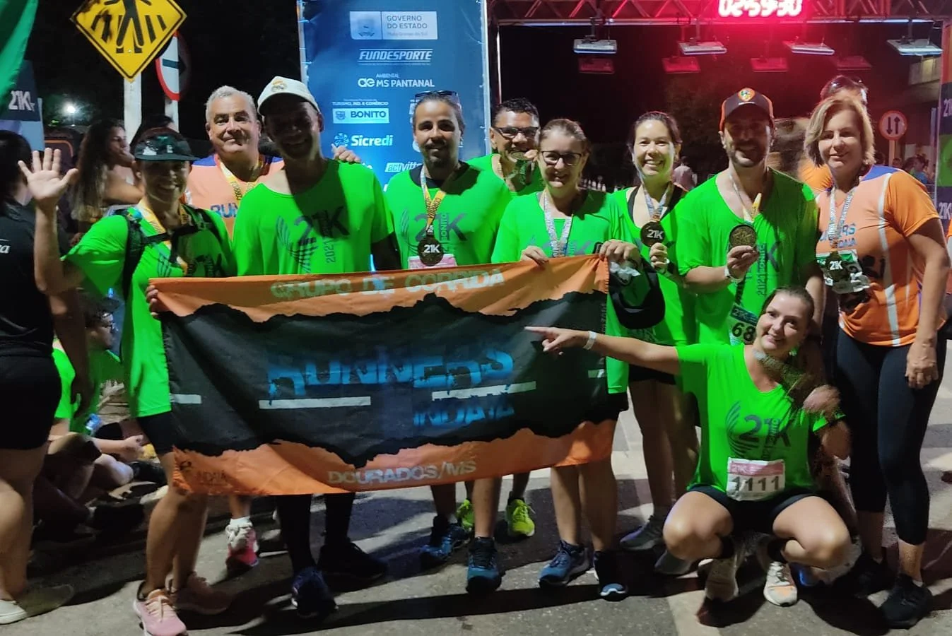 Sócios do ‘Runners Indaiá’ participam da corrida 21k de Bonito