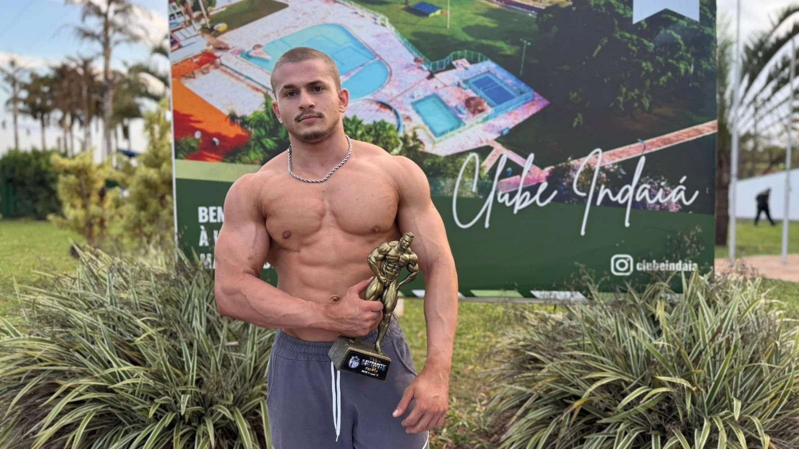 Atleta do Clube Indaiá conquista primeiro lugar na 7ª Copa de Fisiculturismo